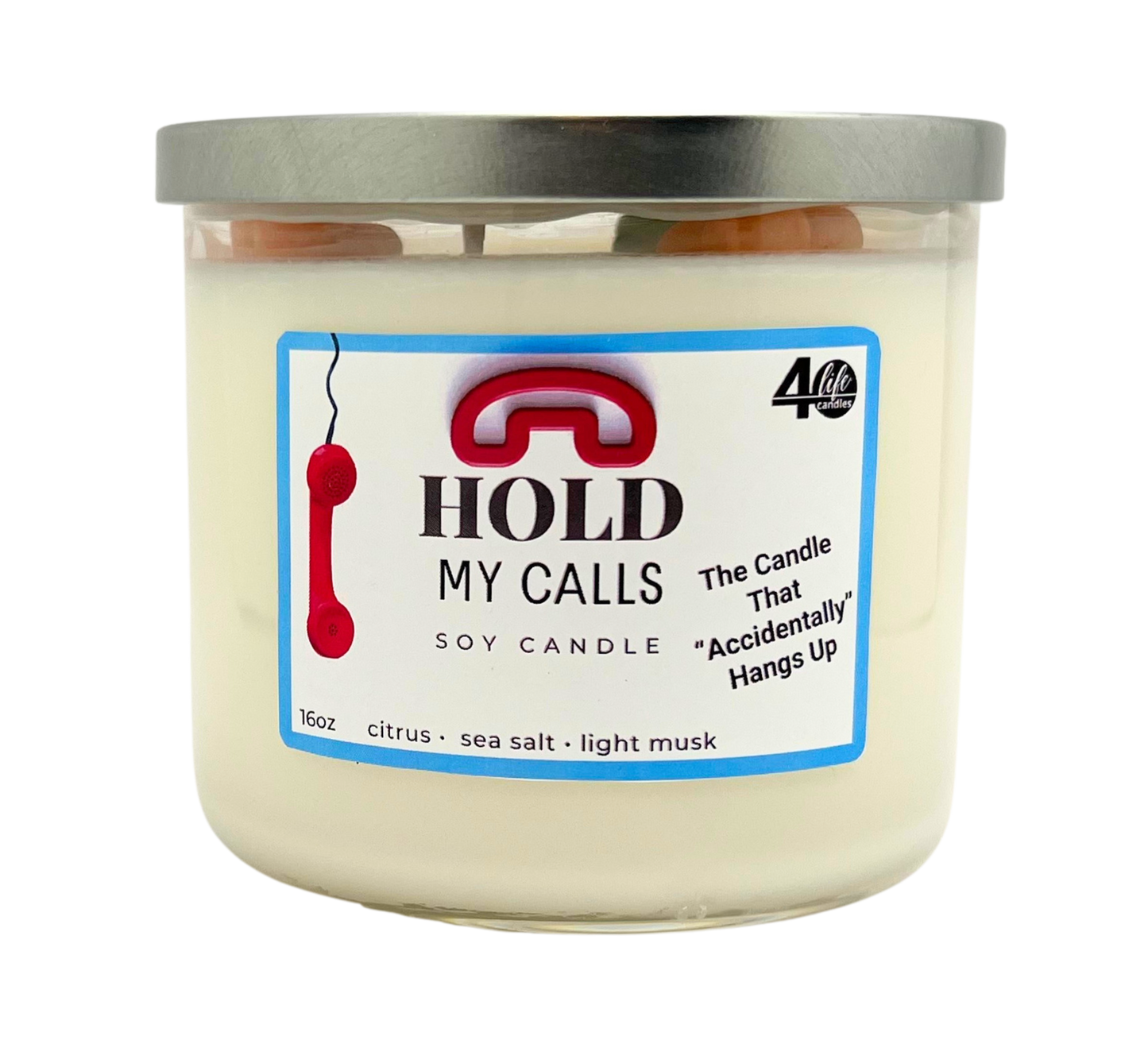 Hold My Calls 3-Wick Soy Candle
