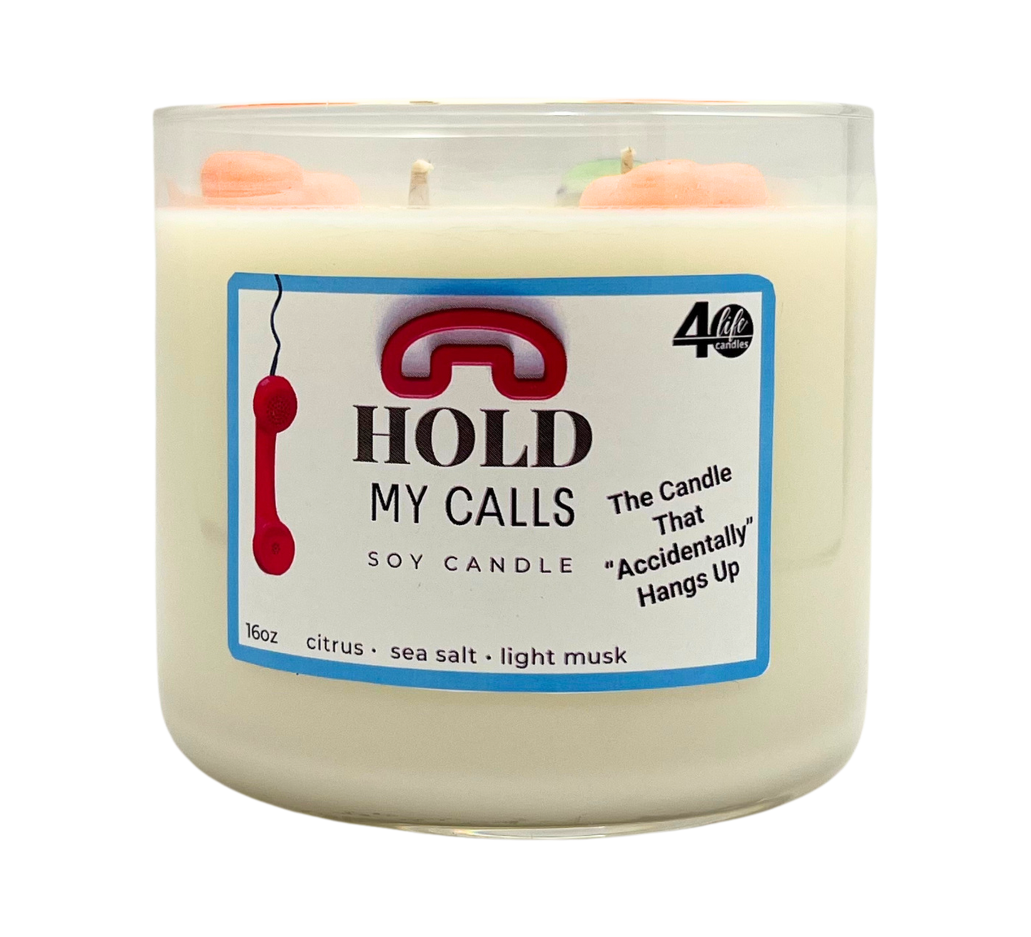 Hold My Calls 3-Wick Soy Candle