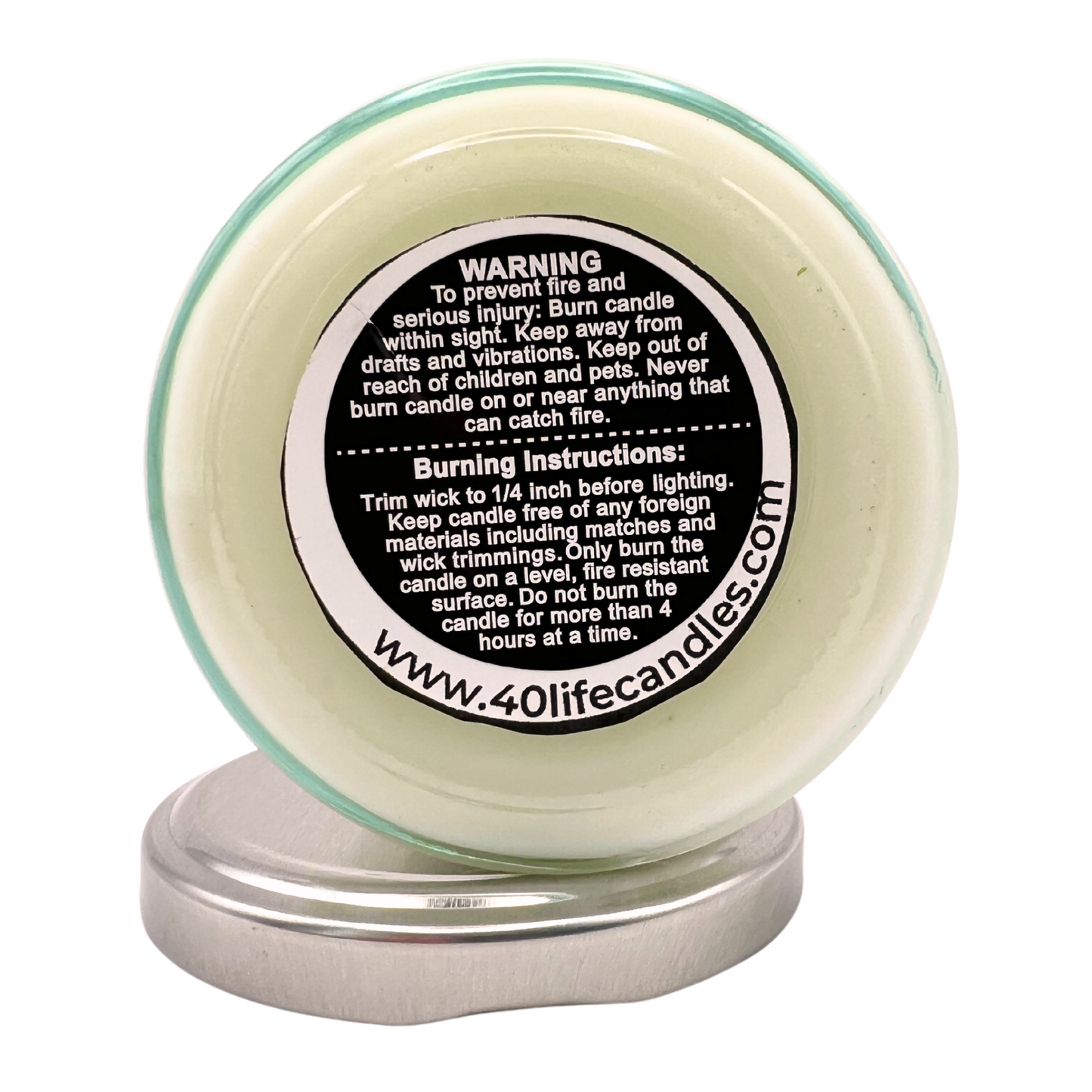 Candle burning instructions