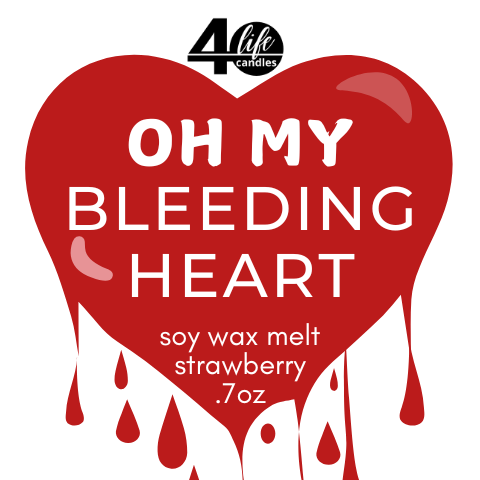 Oh My Bleeding Heart Wax Melt
