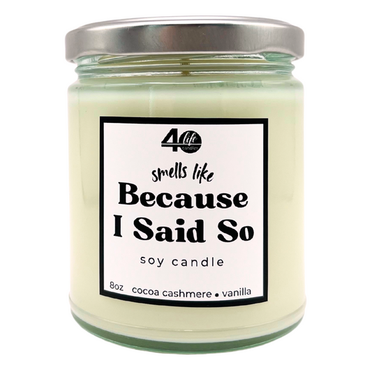 Soy Candle with silver metal lid