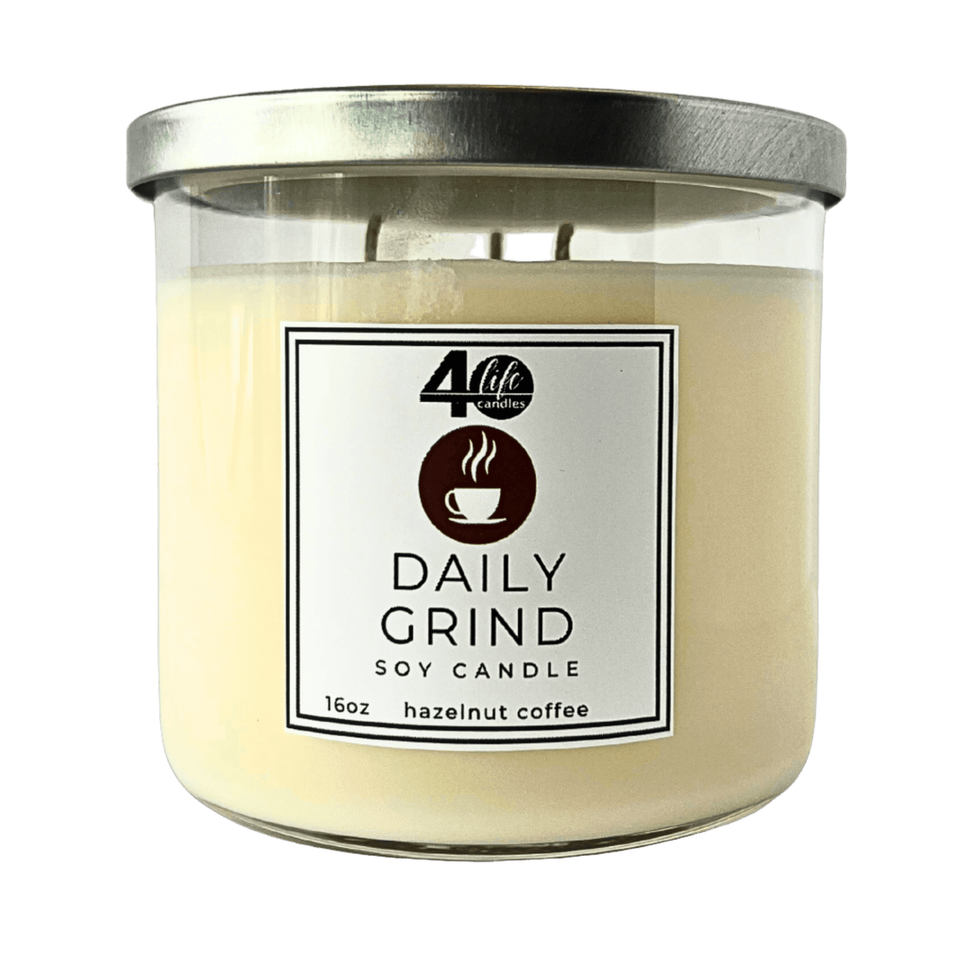 Daily Grind soy candle 3-wick