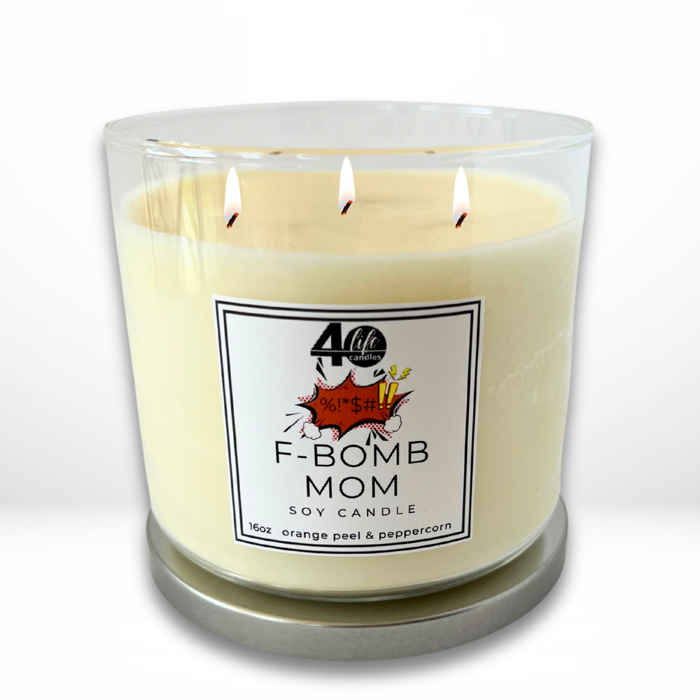 F-Bomb Mom 3-Wick Soy Candle