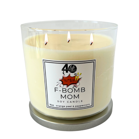 F-Bomb Mom 3-Wick Soy Candle