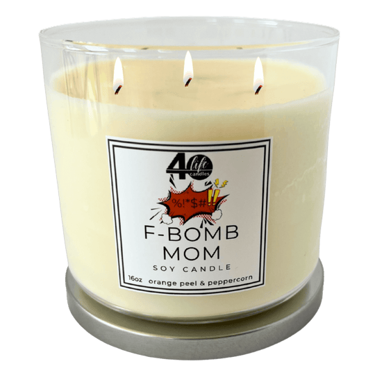 F-Bomb Mom soy candle 16oz