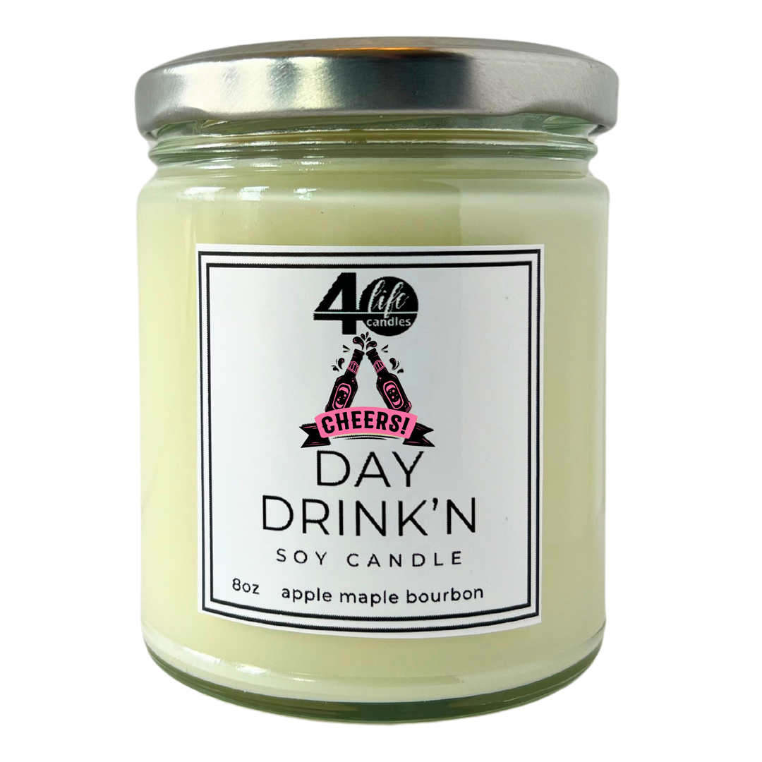 day drink'n soy candle