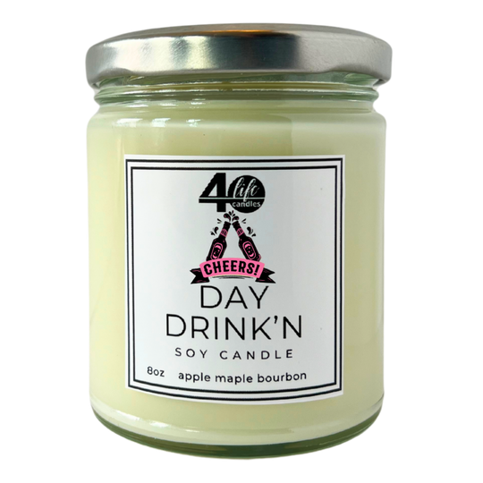 day drink'n soy candle
