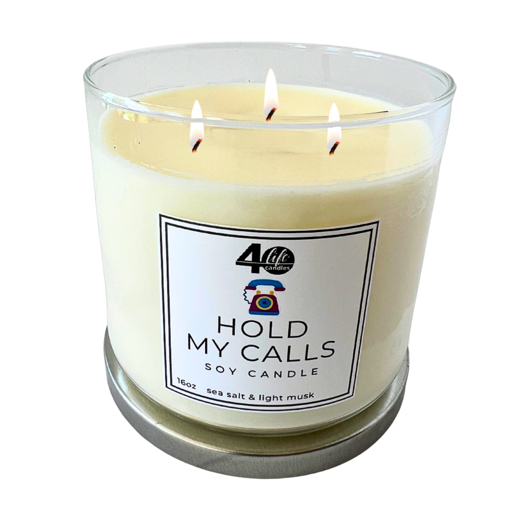Hold My Calls 3-Wick Soy Candle