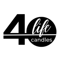 40 life candles logo