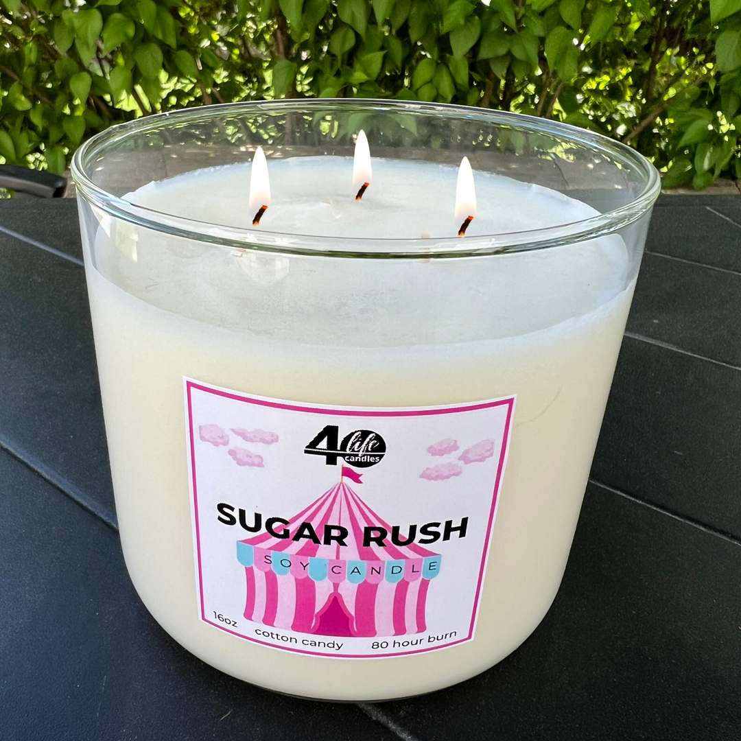 Sugar Rush 3-Wick Soy Candle